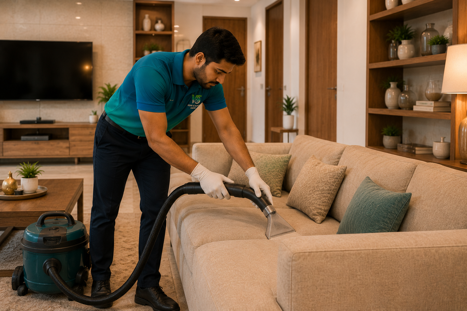 Sofa and furniture cleaning by VS Home Cleaning Services